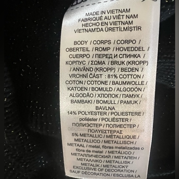 Lauren Ralph Lauren black and gold top - Picture 11 of 11